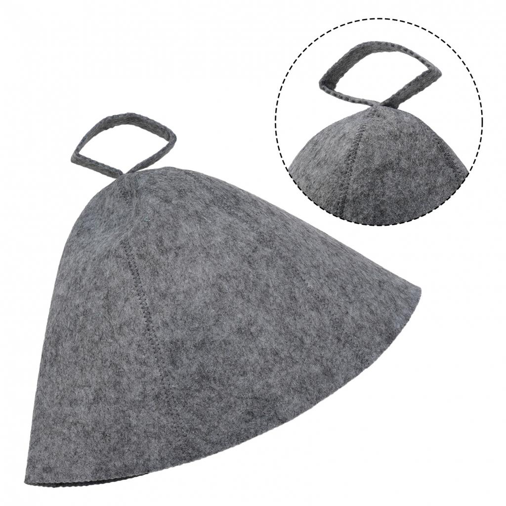 27.6*9.1inches Sauna Hat Anti Heat Felt Foldable Porosity