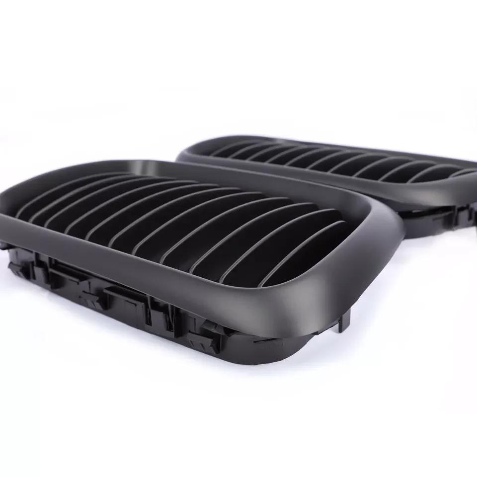 

Для BMW E36 3 серии 1997-1999 Решетка автомобиля Одинарная линия Передняя Ноздри ABS Передняя Решетка капота Черная 51138195152 51138195151 Детали матовый черный