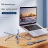 Faltbarer Laptop-Ständer Tragbar 5-stufig verstellbare Höhe X-Rahmen Aluminium Computerständer Universelle Gerätekompatibilität