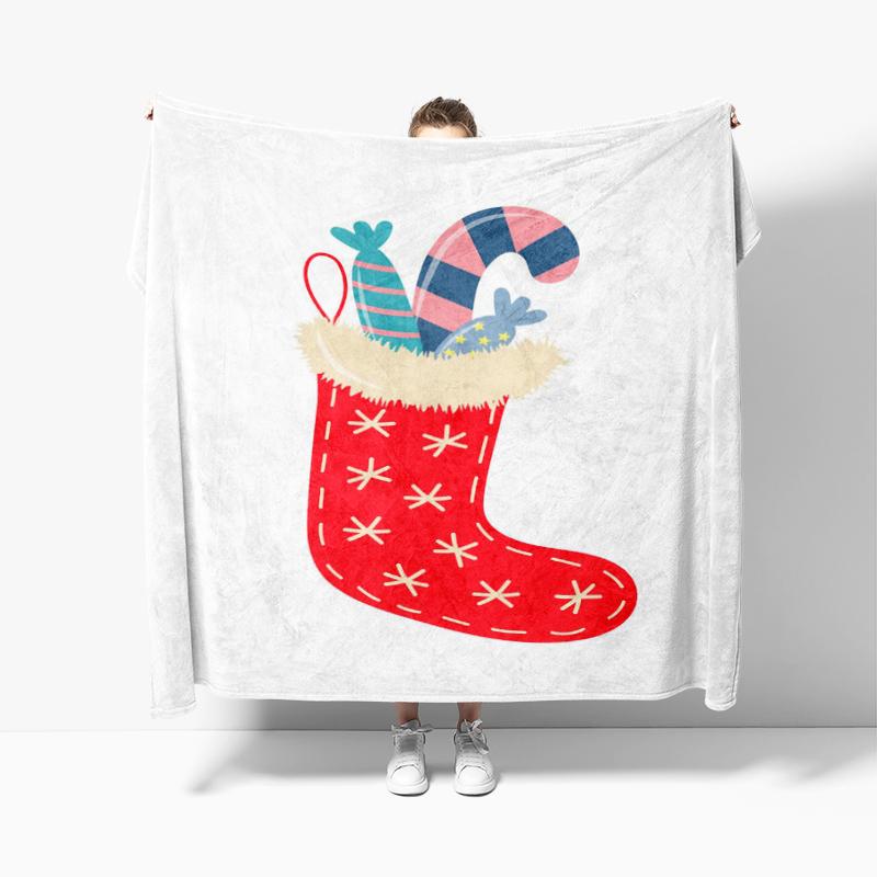 Wohndekoration Plüsch Überwurf Sofadecke Tagesdecke Bett flauschig weiche Decken Dekor Plaid Modern Halloween Frohe Weihnachten Winter