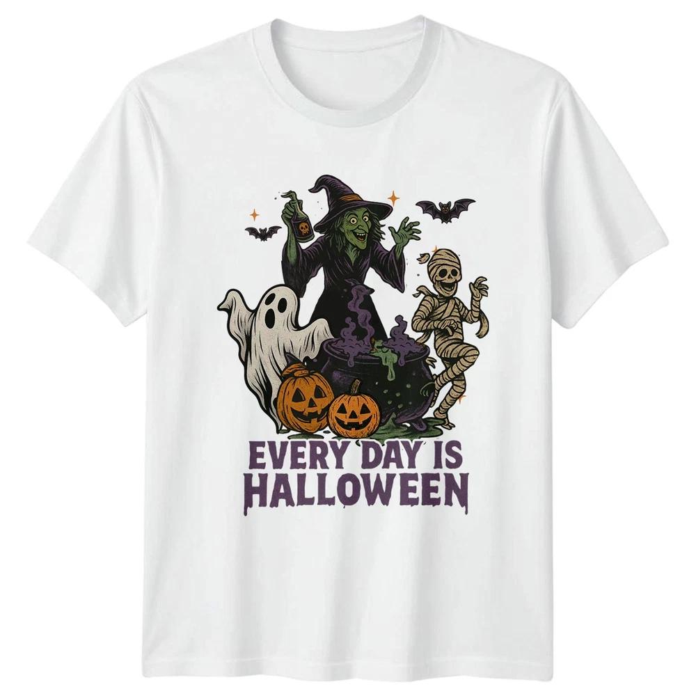 Every Day Is Halloween TShirt Retro Spooky Halloween Gift For Him And Her S