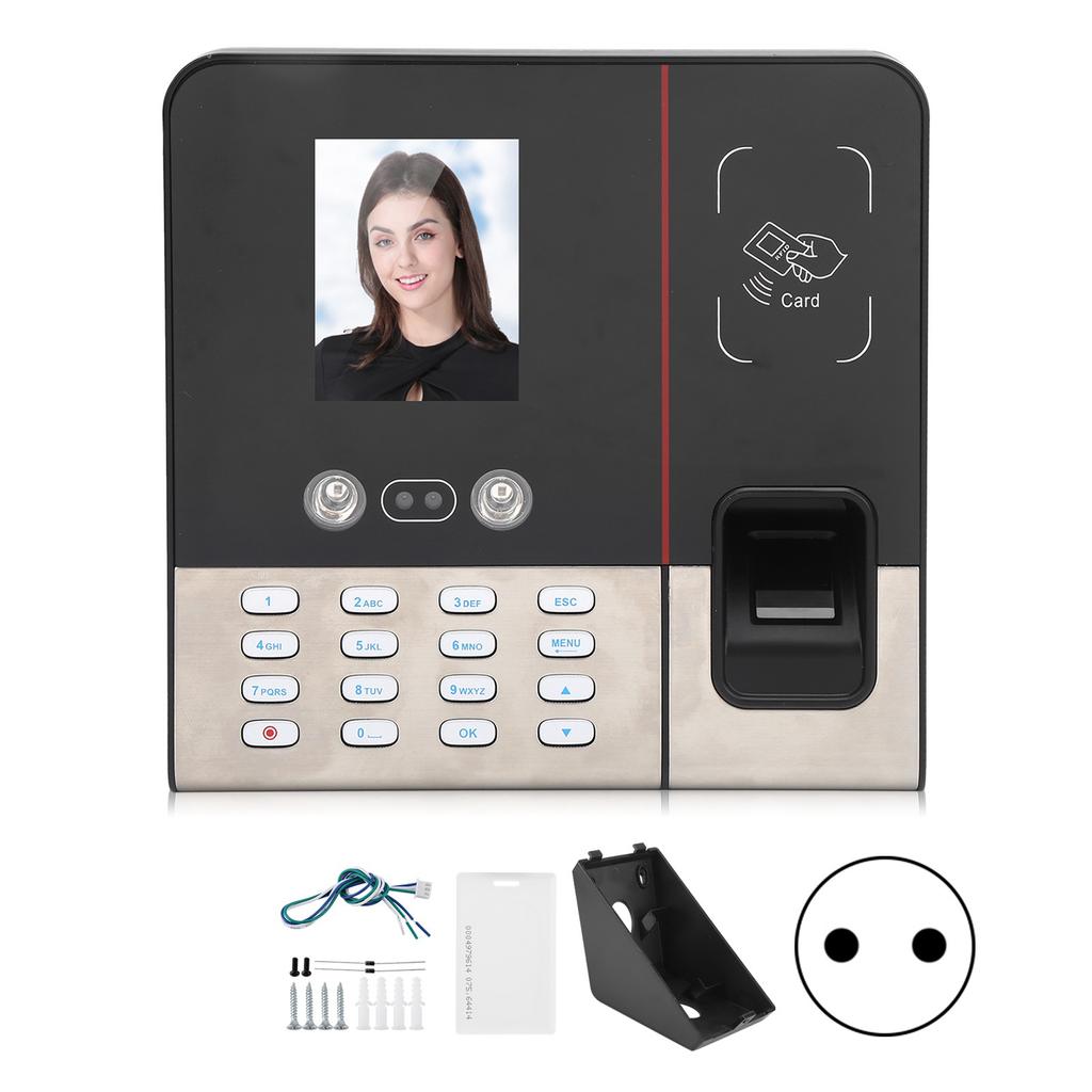 2.8in TCP/IP Time Attendance Face Fingerprint Password ID Card Recognition Access Controller
