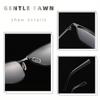 Non-polarized Classic Rectangle Sunglasses Men Night Vision Driving Sunglasses Fashion Square Spring Hinge Driving Cycling Eyewear