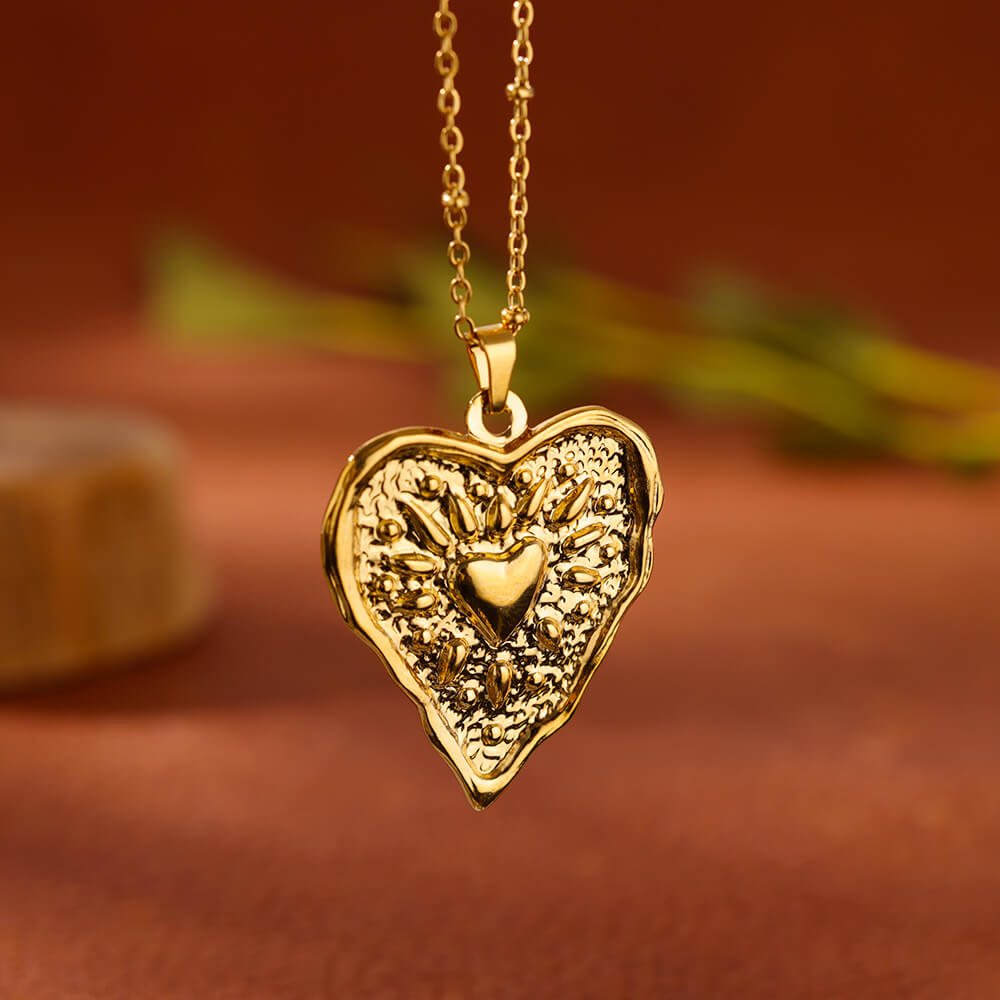 316L Stainless Steel Multilayer Heart Necklace For Women Girls Goth Gold Color Clavicle Chain Charm Choker Jewelry Birthday Gift