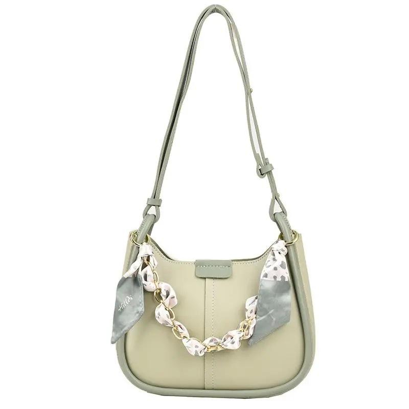 Fashion Versatile Small Bag Women's New Texture Summer Shoulder Bag Underarm Bag High-end Messenger Bag