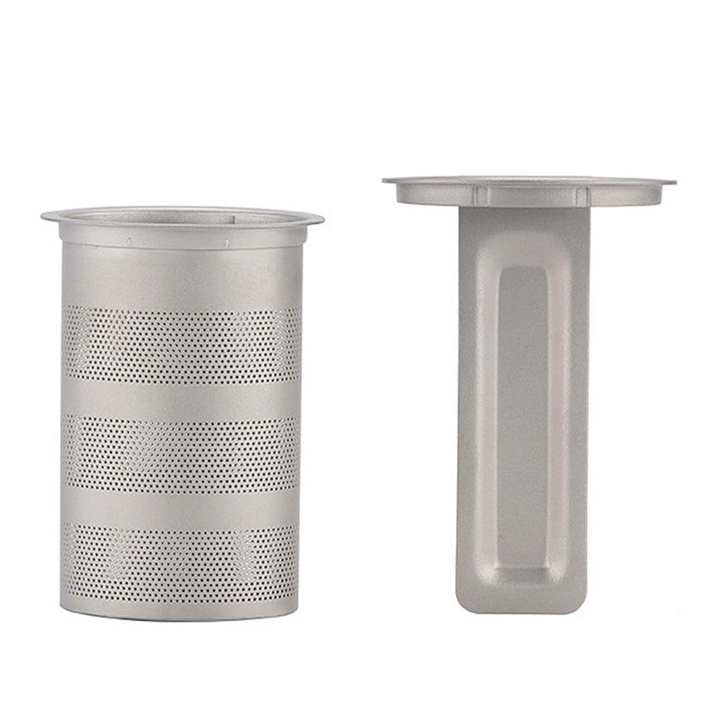 Fine Small Holes Titanium Tea Infuser Basket Titanium Loose Leaf Tea Infuser Outdoor Camping