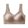 Women's Seamless Push Up Beauty Back Bra, Wireless Fixed Lift Tank Top, Anti-Sagging Side Support Bra