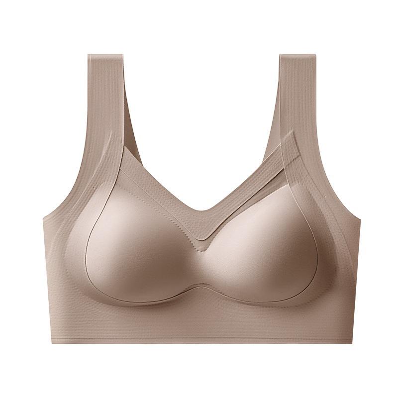 Women's Seamless Push Up Beauty Back Bra, Wireless Fixed Lift Tank Top, Anti-Sagging Side Support Bra