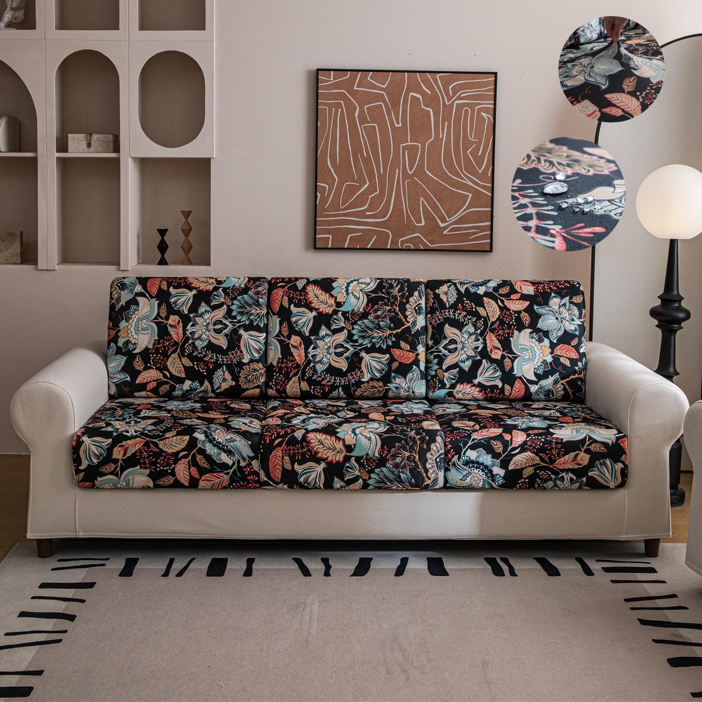 

Бохо Принт Водоотталкивающий Чехол на Диван Эластичный Чехол на Диван для Гостиной Уголок для Домашних Животных L-образный Чехол на Диван-Шезлонг Headrest чёрный