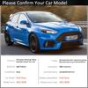 Black Carbon Fiber Door Handle Cover for Ford Focus 3 MK3 MK3.5 2011~2018 2016 2017 Car Accessories Stickers Trim Set Chrome