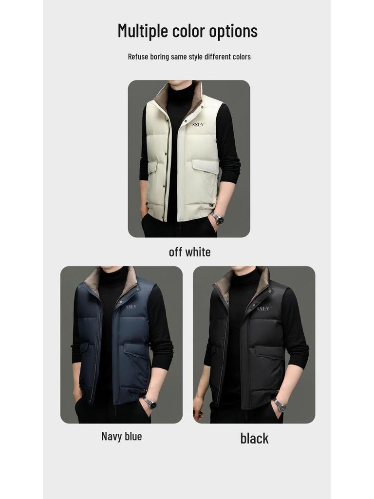 Men's Lightweight Down Vest: Versatile Casual Winter Gilet