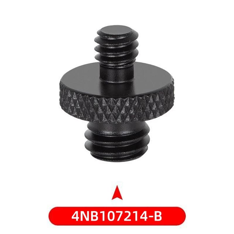 Double Headed Adapter Screw 1/4" Male To 1/4" or 3/8" Male Threaded Adaptor for Tripods Fill Light Stand Camera Cage