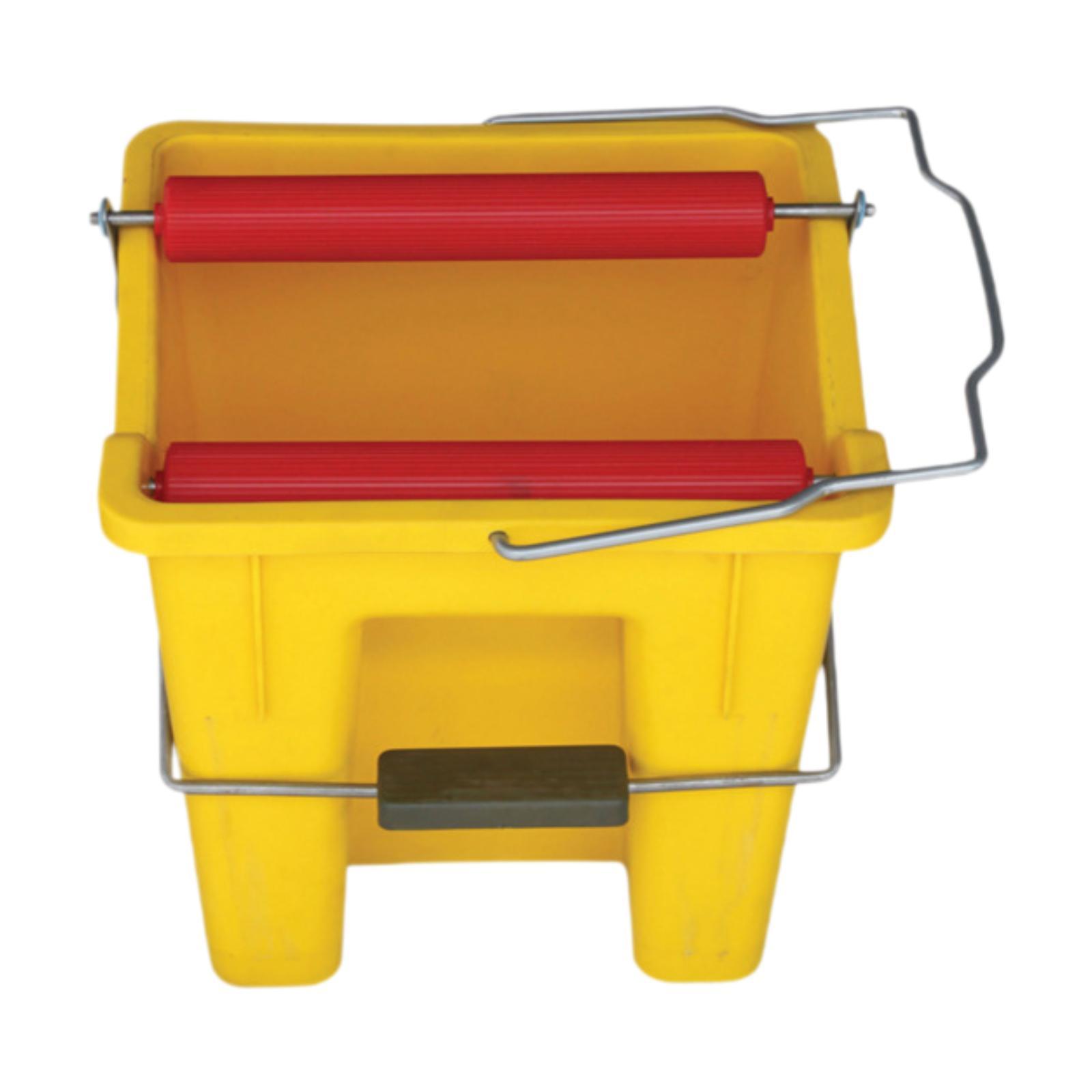 Foot Pedal Mop Bucket Cleaning Bucket for Floor Cleaning Outdoor Camping жёлтый