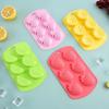 Silicone Fruit Ice Cube Trays In Various Styles,Strawberry, Pineapple, Lemon, And Other Fruit Shapes.