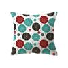 Christmas Decoration Santa Claus Print Pattern Cushion Cover Home Living Room Sofa Square Pillow Cover