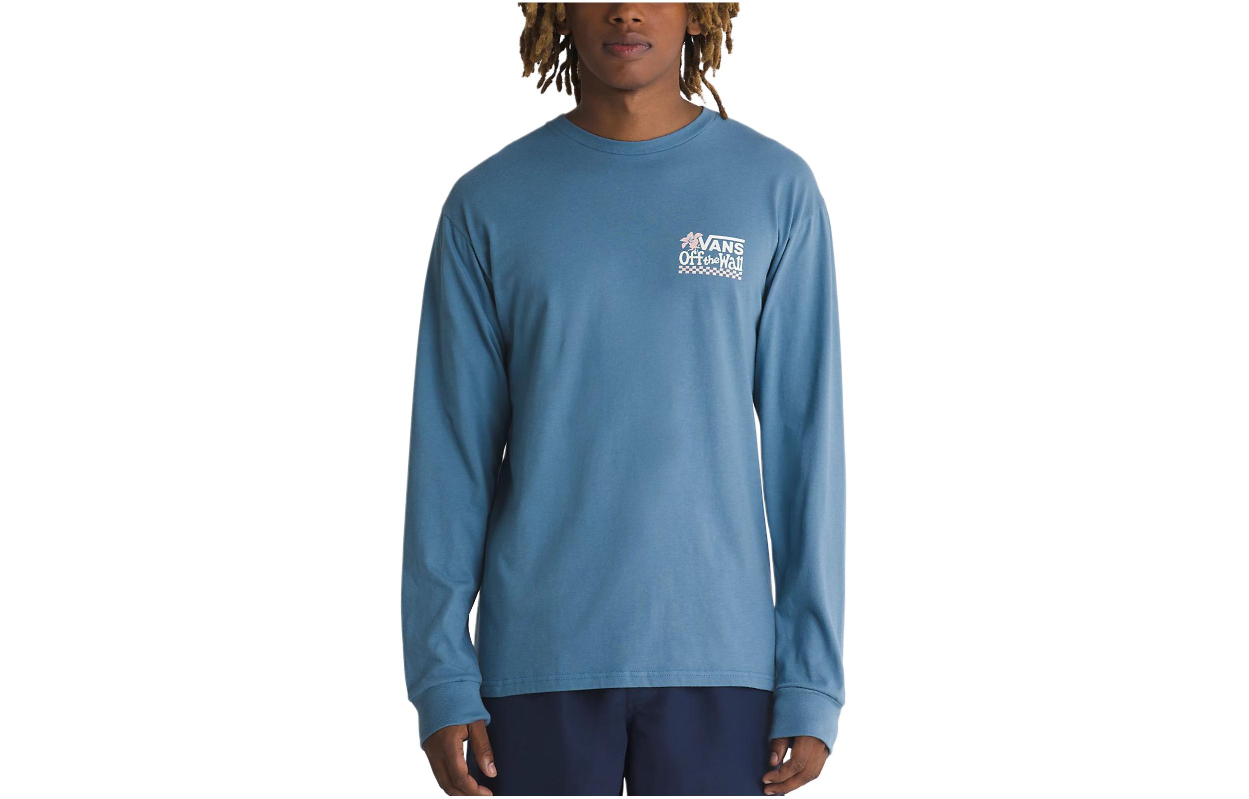 Vans Футболка с длинным рукавом Petal And Pest Мужская Синяя VN000G5AP8X M