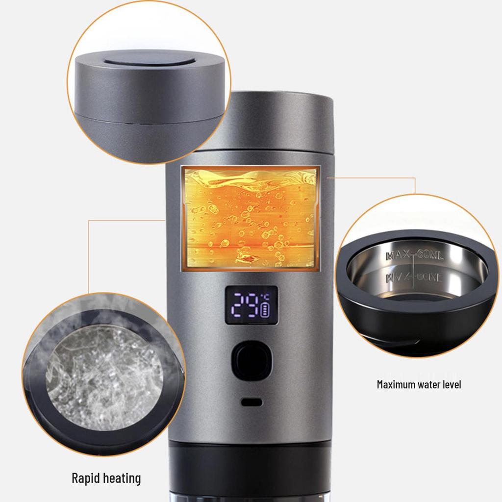 Travel-Friendly Portable Heated Mini Capsule Coffee Maker
