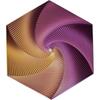 Lustiges Anti-Stress Fraktal Fidget Sechseck Tragbarer Spiel-Sensorik-Spielzeugwürfel Fidget-Spielzeug Sechseck Pla 3D-Druck Sechseck Fidget-Spielzeug