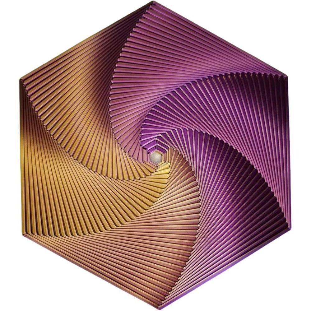 Lustiges Anti-Stress Fraktal Fidget Sechseck Tragbarer Spiel-Sensorik-Spielzeugwürfel Fidget-Spielzeug Sechseck Pla 3D-Druck Sechseck Fidget-Spielzeug