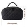Cotton Cosmetic Organizer with 5 Dedicated Pockets Toiletry Organizer with Handle for Women Toiletries Accessories Brushes