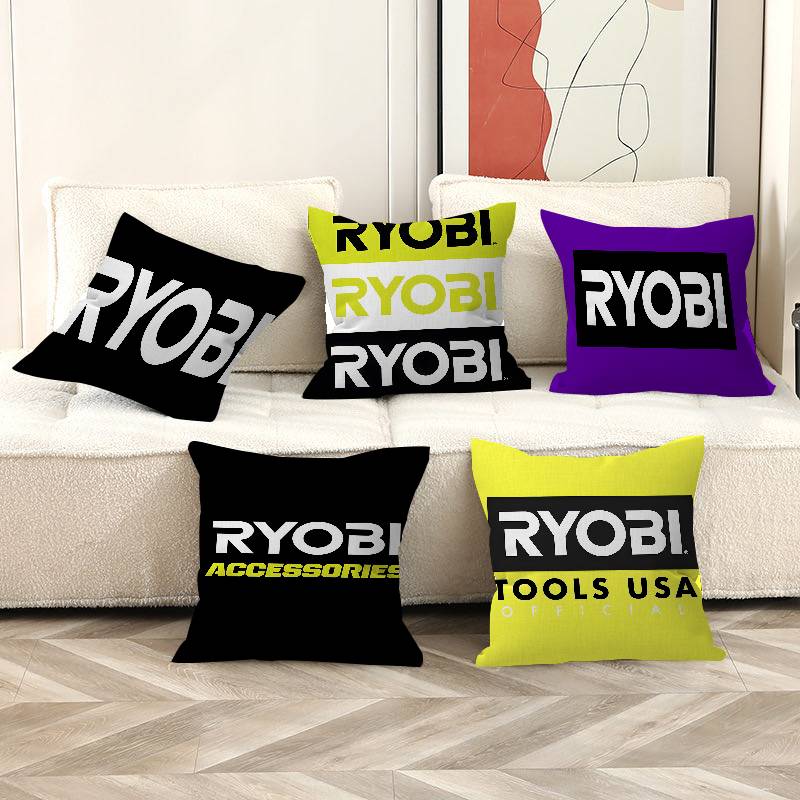 R-Ryobi Personalized Pillow Cover Kids Bedroom Wild Party Decor Pillowcase Kid Birthday Shower Gift