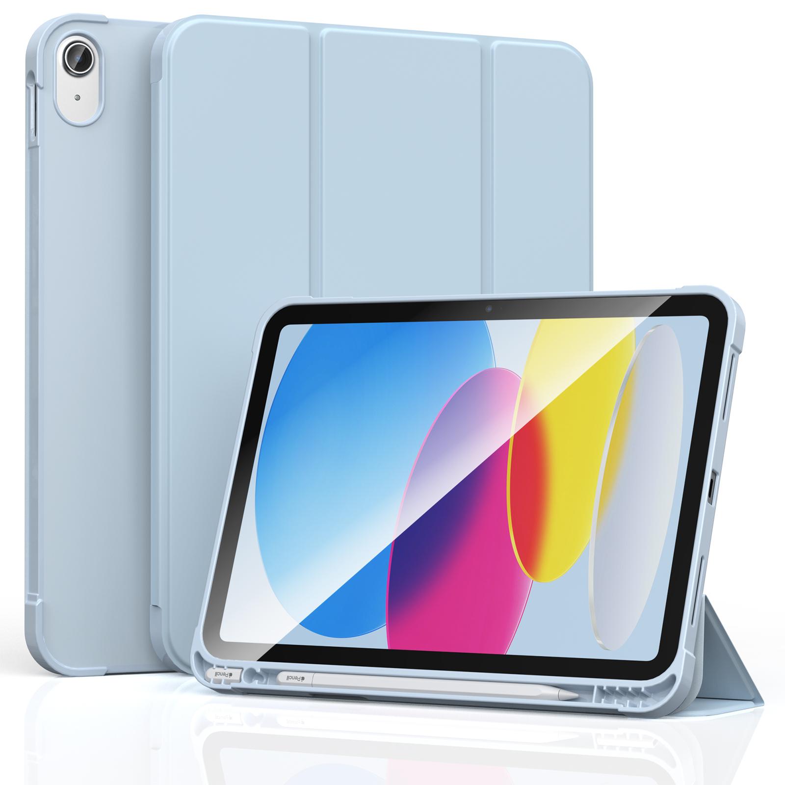 Voor iPad (A16) 11e Generatie 11-inch Cases Zachte PU Beschermhoes voor iPad 10e Generatie 10,9-inch Shell Smart Case met Penhouder IPad (A16) 11-inch