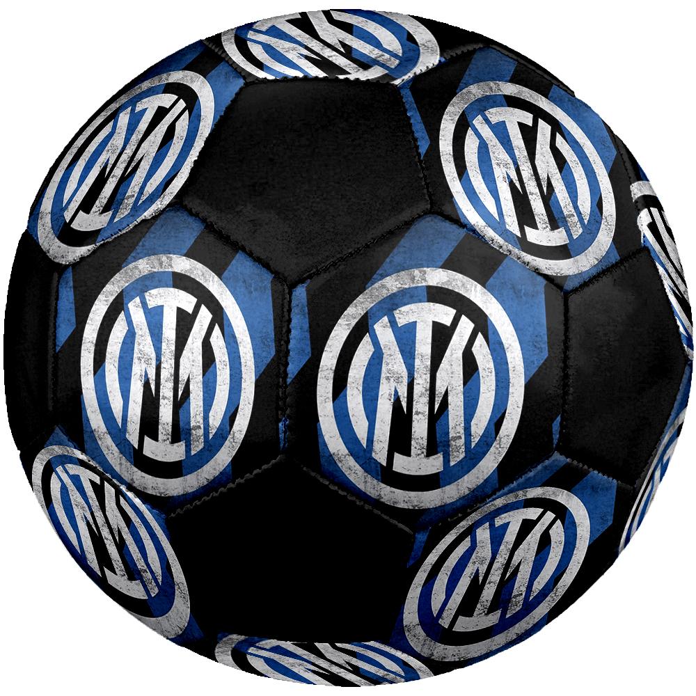 TAGLIA 5 Pallone da Calcio FC Internazionale Milano Colorato Per Tutte le Età Cucito a Macchina PVC Pronto per la Competizione Resistente Alta Rimbalzabilità
