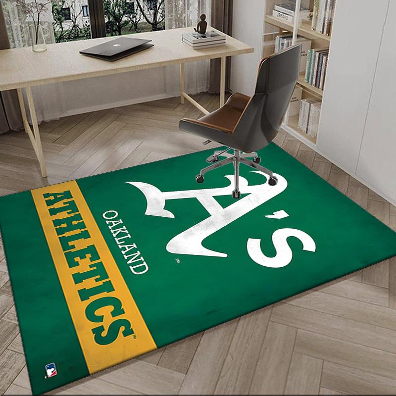 Oakland Team Carpet, Kitchen Rugs, Yoga Mat, Non-Slip Mats, Rug for Bathroom, Living Room Bedroom, Camping Rugs Christmas Gift