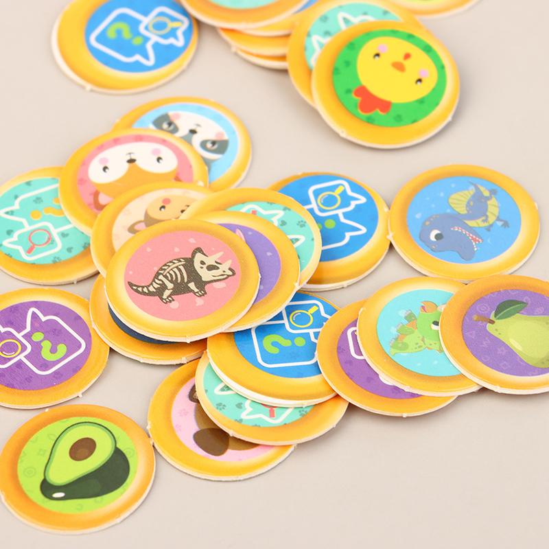 1 Set Bambini Adulti Gioco da Tavolo Sociale Scacchi a Capovolgimento Animale Gioco Divertente di Memoria Giochi da Tavolo Giocattoli Interattivi Genitore-Figlio per Feste in Famiglia