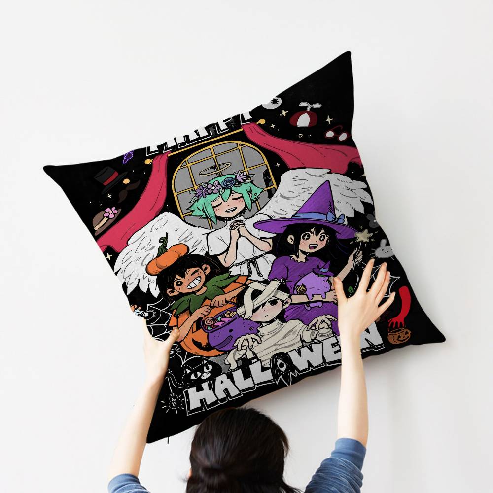 O-Omori Kunst Kissenbezug Kissenbezug Deko Kissenhülle Bedruckte Kissenhülle für Sofa