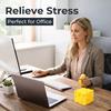 Yellow Cheese-Shaped Squishy Toy, Adult Stress Ball, Soft Creative Toy, Themed Cheese-Shaped Soft Silicone Toy, Relieves Stress, Promotes Relaxation