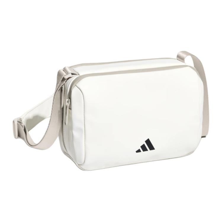 Adidas Sportswear Polyurethane, Synthetic Leather Crossbody Bags Unisex Sweat Jade White KT6073