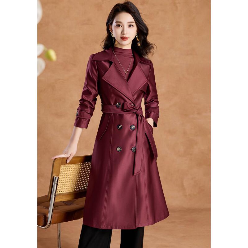 

Kabei er Women s Chic British Style Long Trench Coat