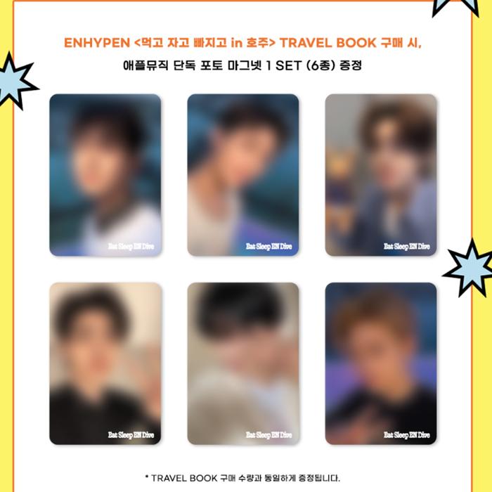 [Pre-order] ENHYPEN [EAT SLEEP EN DIVE in Australia] TRAVEL BOOK (Online Benefit)