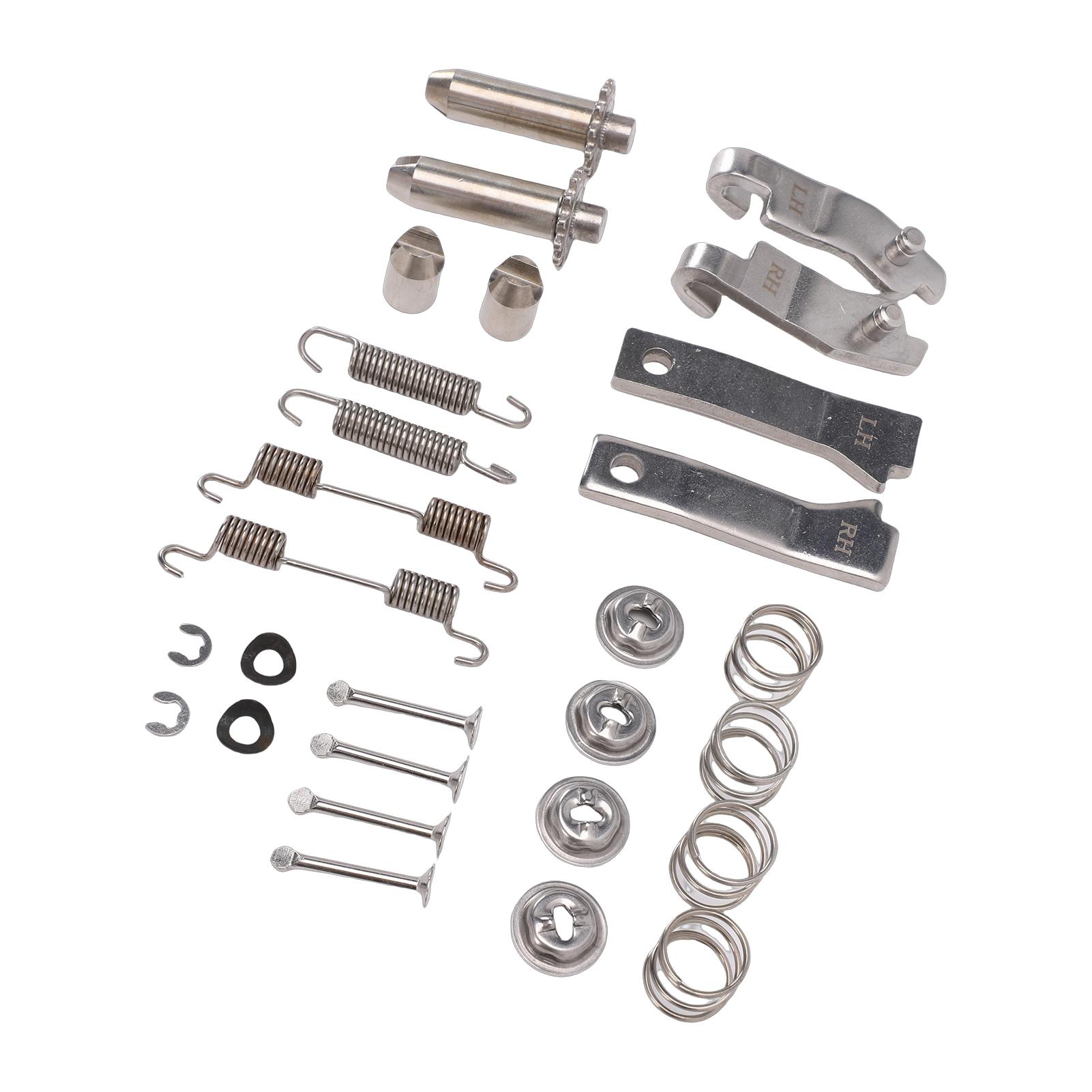 Kit de quincaillerie de frein à main en acier inoxydable Compatible avec 1965 à 1982 C2 C3, Ensemble de remplacement gauche droit