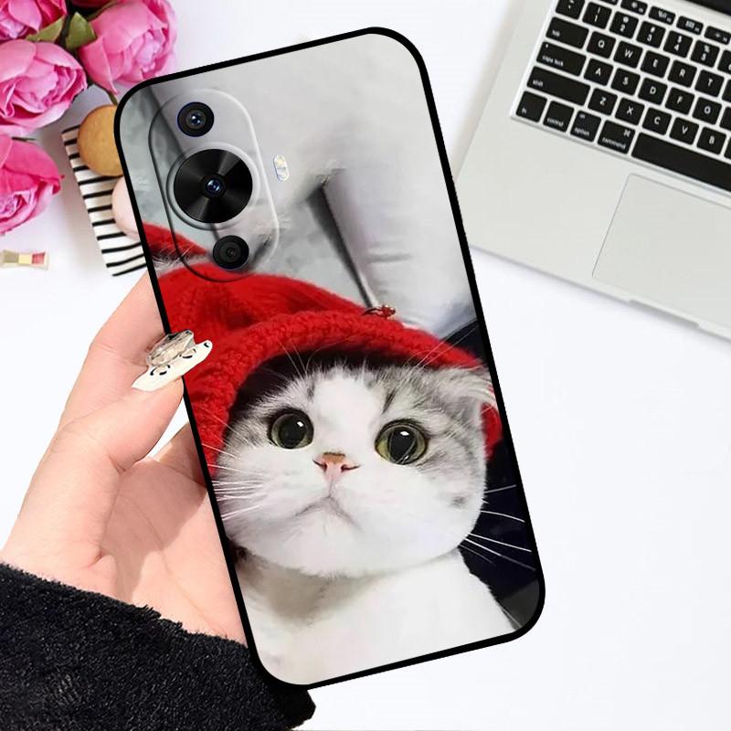 For Huawei Nova 12S Case Nova12S Cute Cartoon Cover Soft Silicone Phone Case For Huawei Nova 12S Bumper astronaut Painted Covers