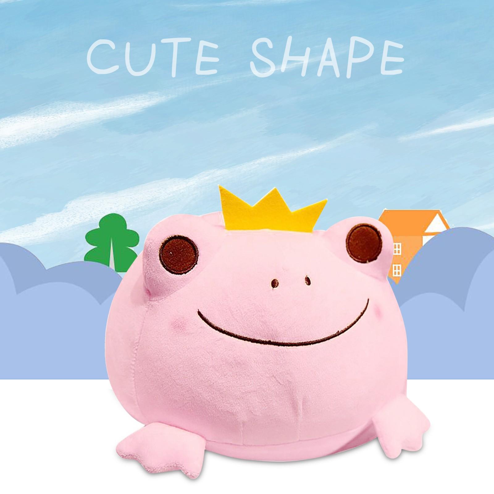 

(H0826)Милые плюшевые игрушки лягушки Мягкие чучела животных куклы игрушки детский подарок на день рождения M розовый