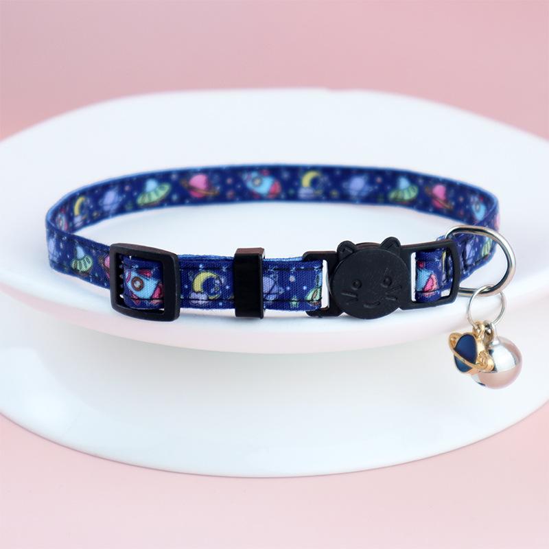 

Ошейник для кошек в этническом стиле Boho Регулируемый ошейник для кошек с колокольчиками и изящными подвесками Ошейник для предотвращения выпадения домашних животных для котят и щенков