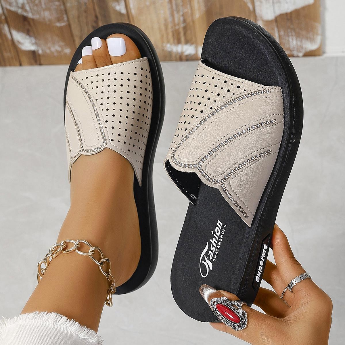 Тапочки на платформе Летняя обувь для женщин Роскошные сандалии Дизайнерские шлепанцы — фото 7