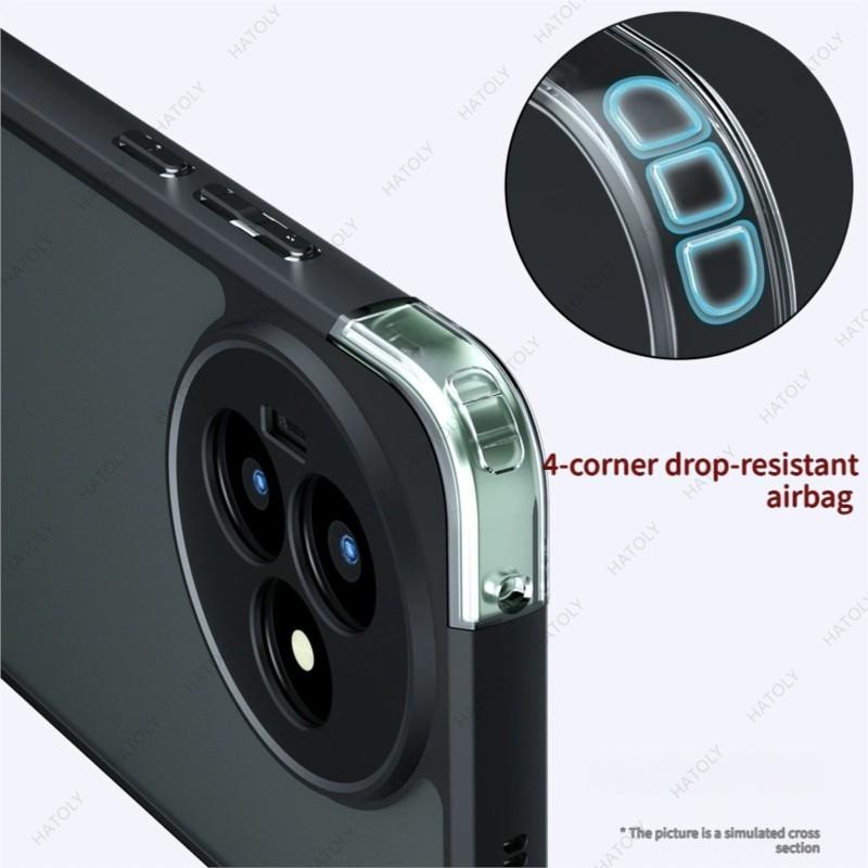 Für Redmi K80 Ultra Hülle für Redmi K80 Ultra Hülle Schlichte schwarze matte Hülle Anti-Fingerabdruck Handyhülle Für Redmi K80 Ultra 5G