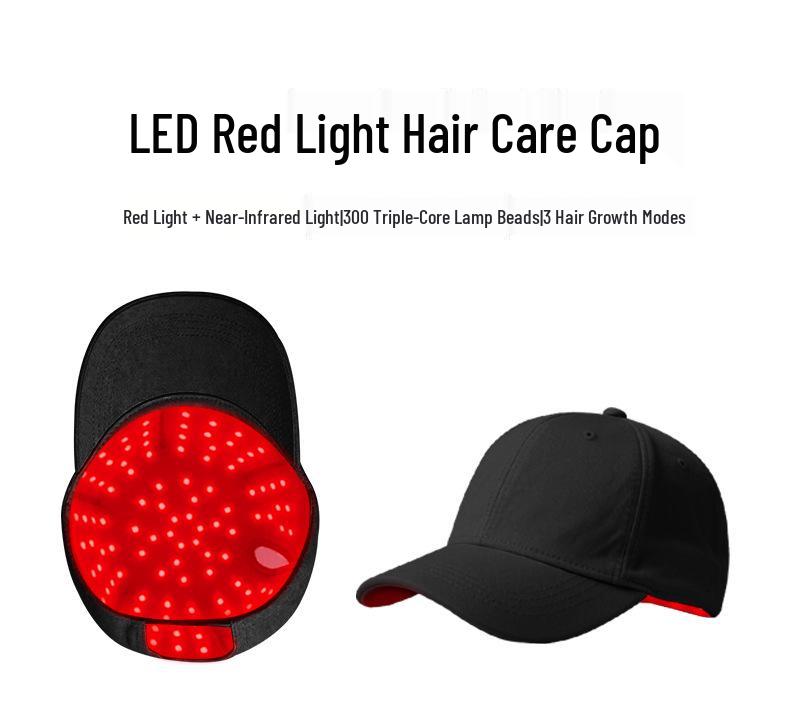 Dual-Band LED Red Light Helmet for Hair Growth and Scalp Nourishment