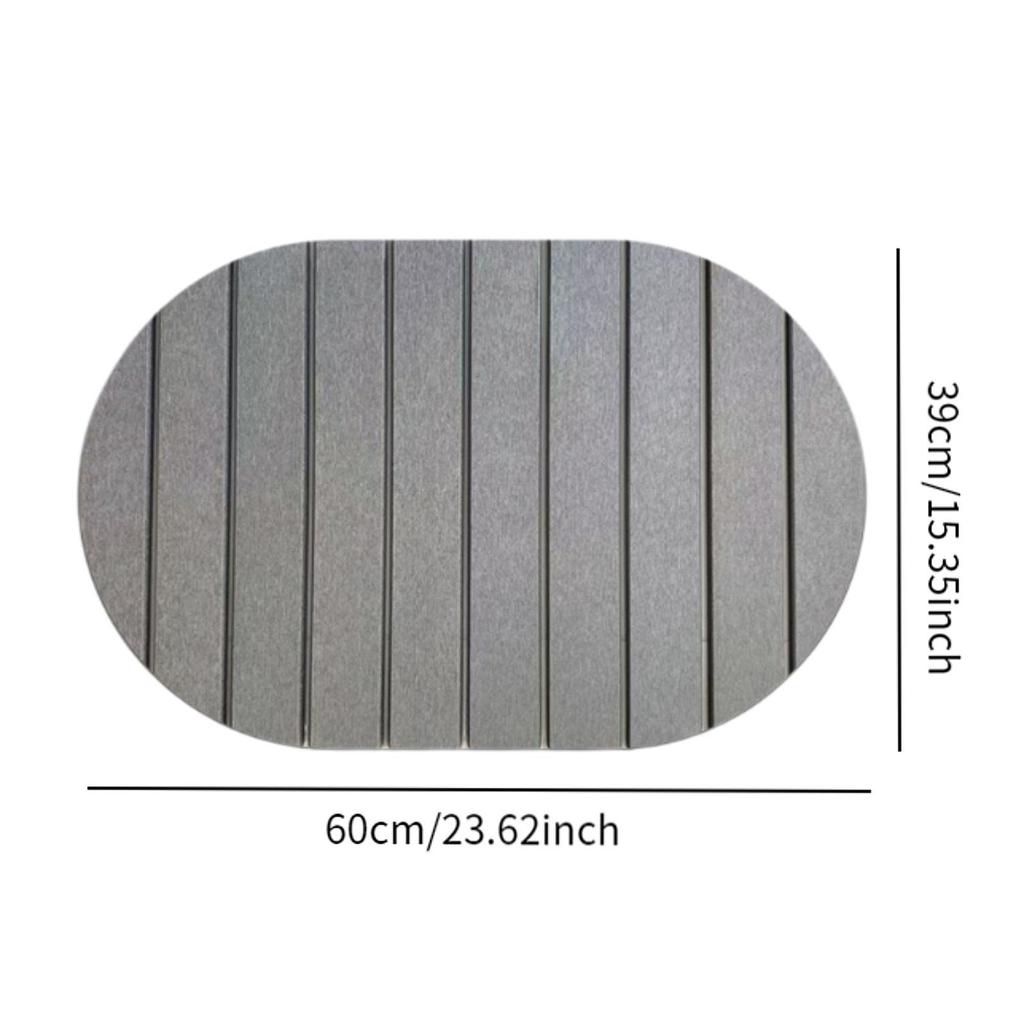 Stone Dish Drying Mat Collapsible Dish Drainer Pad for Kitchen Countertop Pans Kitchen Accessories Tableware Coffee Station