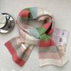 Vibrant Rainbow Striped Scarf Soft Wool Blend Winter Accessory For Women Men Cosy And Stylish All Purpose Unisex Design