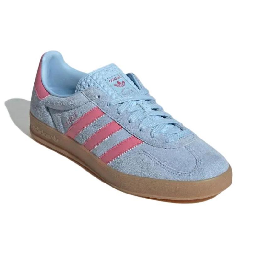 Adidas Gazelle Indoor Clear Sky Rose Tone Unisex Sneakers Gum JH6193
