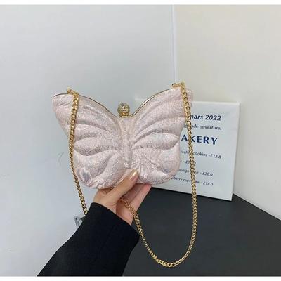 PU Řetízky Dámské Crossbody Kabelky ve Výprodeji  Nové Vysoce Kvalitní Módní Ve Tvaru Motýla