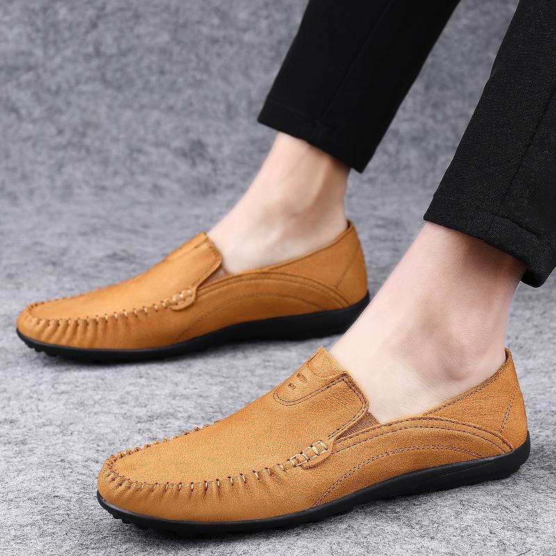 Fashion All-match Genuine Leather Shoes Casual 2024 Handmade Driving Shoes for Men Classic Men Shoes for Wedding Luxury Brand Men Shoe