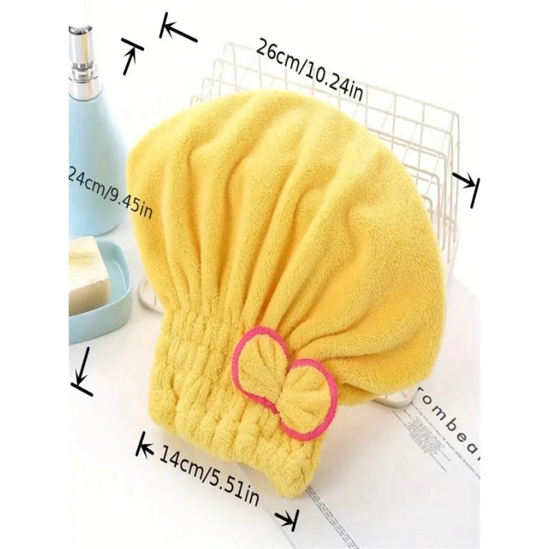 1pc Quick Drying Hair Cap, Can Quickly Absorb Water and Dry Hair, Soft and Comfortable, Convenient and Fast Home Bathroom Decor Fall Decor