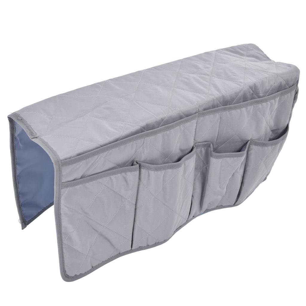Couch Fernbedienungshalter Taschendesign Staubdicht Wasserdicht Vernünftige Anordnung Sofa Armlehnen Organizer Grau
