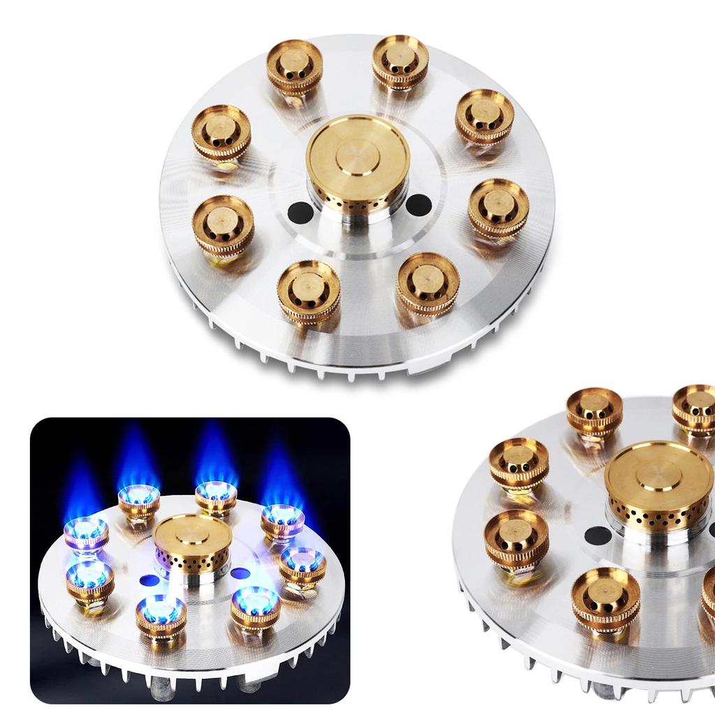 9 Cores Household Stove Accessories Stove Copper Nozzle Gas Stove Plate Fierce Fire Stove Part for Home Kitchens Outdoor