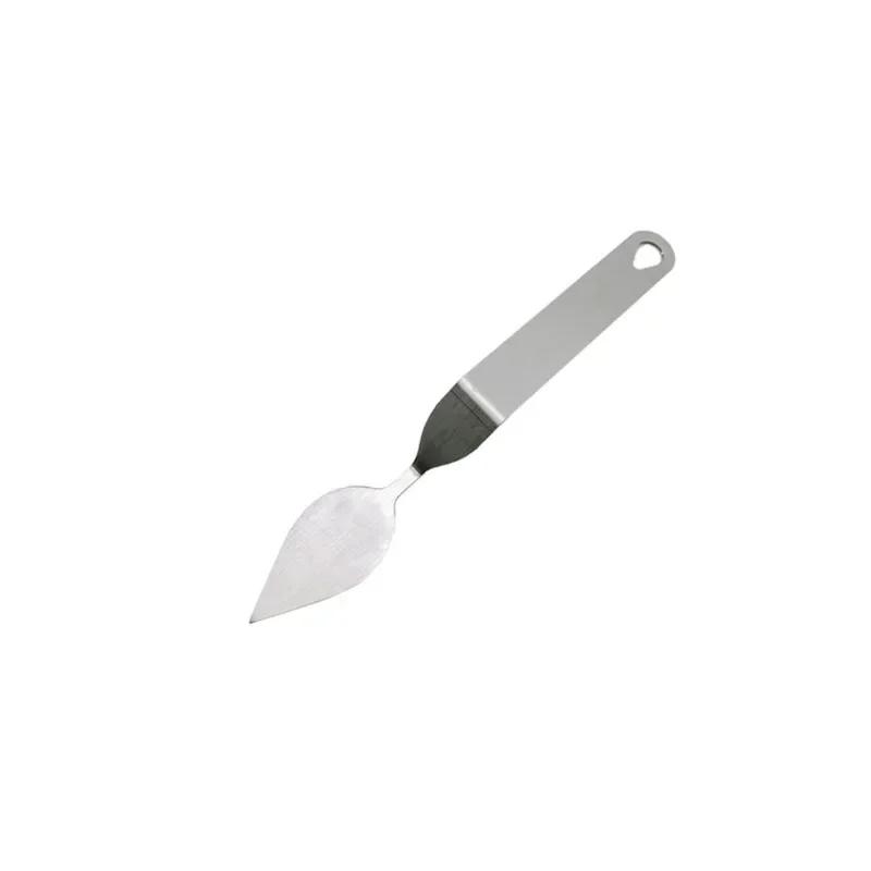 Stainless Steel Feather Leaf Chocolate Knife Cake Dessert Modeling Making Spatula Decorating Tool Kitchen Baking Pastry Utensils